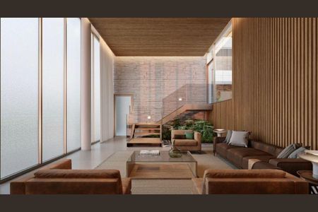 Sala de casa de condomínio à venda com 4 quartos, 593m² em Brooklin Novo, São Paulo