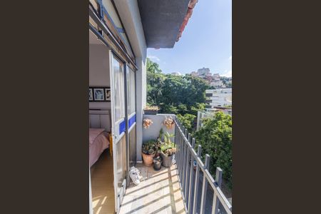Varanda da Suíte de apartamento para alugar com 3 quartos, 119m² em São Lucas, Belo Horizonte