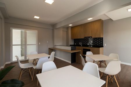 Studio para alugar com 23m², 1 quarto e sem vaga Studio para alugar com 23m², 1 quarto e sem vagaÁrea comum - Salão de festas