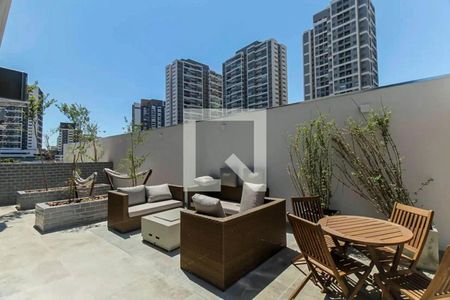 Studio para alugar com 23m², 1 quarto e sem vaga Studio para alugar com 23m², 1 quarto e sem vagaÁrea comum - Churrasqueira