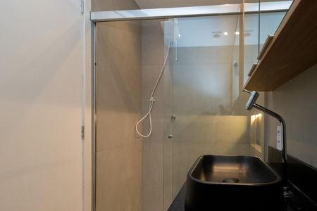 Studio para alugar com 23m², 1 quarto e sem vaga Studio para alugar com 23m², 1 quarto e sem vagaBanheiro