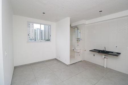 Sala de apartamento para alugar com 2 quartos, 37m² em Jardim, Santo André