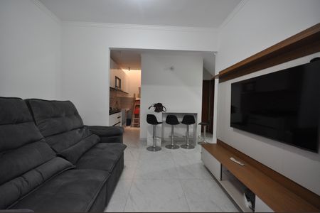 Casa de condomínio à venda com 48m², 2 quartos e 1 vagaSala