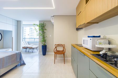 Studio à venda com 29m², 1 quarto e sem vaga Studio à venda com 29m², 1 quarto e sem vagaCozinha