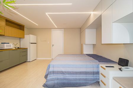 Studio à venda com 29m², 1 quarto e sem vaga Studio à venda com 29m², 1 quarto e sem vagaQuarto