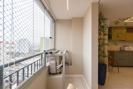 Varanda de kitnet/studio à venda com 1 quarto, 29m² em Mooca, São Paulo