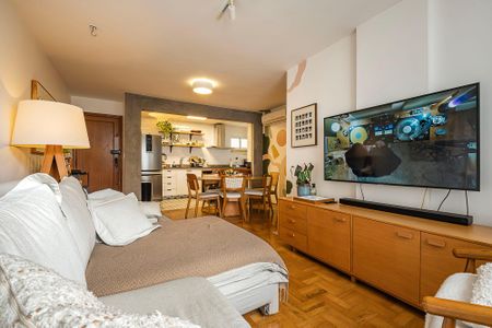 Sala/Cozinha de apartamento para alugar com 2 quartos, 98m² em Perdizes, São Paulo
