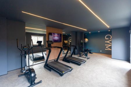 Apartamento para alugar com 42m², 2 quartos e sem vaga Apartamento para alugar com 42m², 2 quartos e sem vagaÁrea comum - Academia