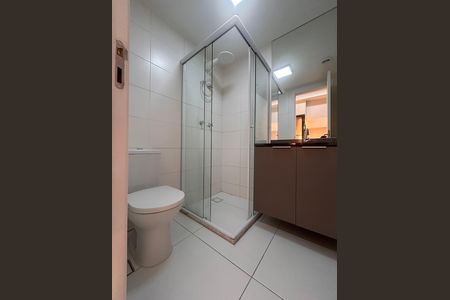 Banheiro de kitnet/studio à venda com 1 quarto, 25m² em Santo Amaro, São Paulo