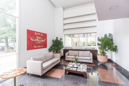 Apartamento para alugar com 119m², 2 quartos e 2 vagasHall social