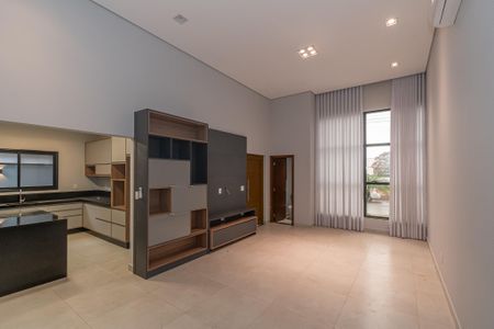 Sala de Estar/Jantar  de casa de condomínio para alugar com 3 quartos, 162m² em Jardim do Jatoba, Hortolândia