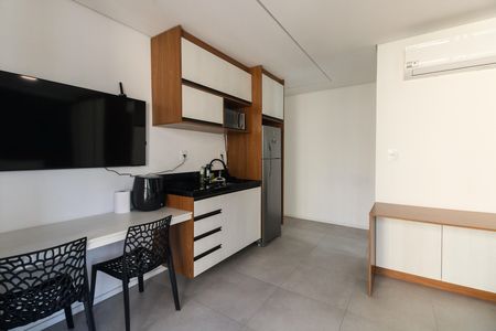 Studio para alugar com 34m², 1 quarto e sem vaga Studio para alugar com 34m², 1 quarto e sem vagaStudio - Cozinha