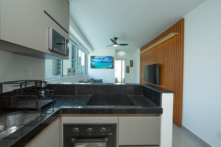COZINHA de apartamento para alugar com 1 quarto, 44m² em Barro Preto, Belo Horizonte