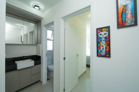 BANHEIRO de apartamento para alugar com 1 quarto, 44m² em Barro Preto, Belo Horizonte