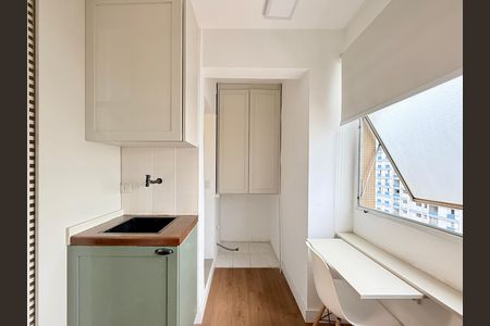 Suíte 2 de apartamento para alugar com 2 quartos, 50m² em Cidade Monções, São Paulo