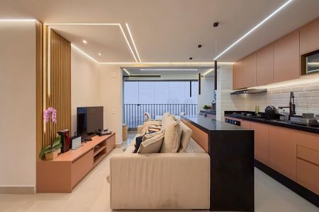 Sala de apartamento para alugar com 2 quartos, 50m² em Ipiranga, São Paulo