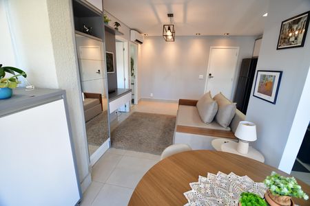 Sala de apartamento para alugar com 1 quarto, 40m² em Cambuí, Campinas