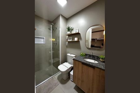 Banheiro de kitnet/studio à venda com 1 quarto, 23m² em Centro Histórico de São Paulo, São Paulo