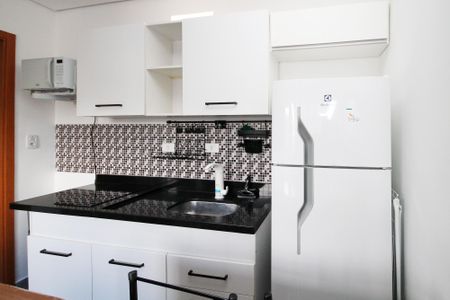 Studio para alugar com 25m², 1 quarto e sem vagaCozinha