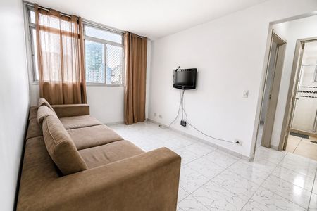 Sala de apartamento para alugar com 1 quarto, 47m² em Bela Vista, São Paulo