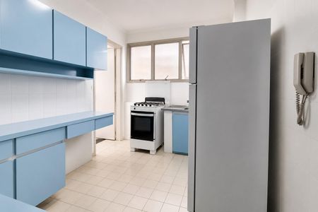 Cozinha de apartamento para alugar com 1 quarto, 47m² em Bela Vista, São Paulo