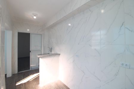 Cozinha de casa para alugar com 1 quarto, 45m² em Jardim Santa Barbara, São Paulo