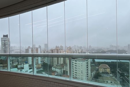 Varanda gourmet de apartamento para alugar com 2 quartos, 84m² em Ponta da Praia, Santos