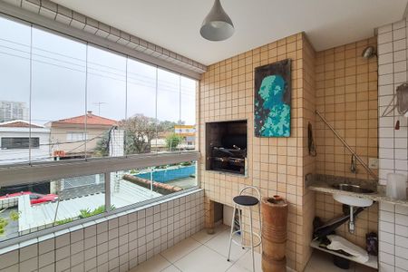 Varanda gourmet de apartamento à venda com 4 quartos, 130m² em Nova Petrópolis, São Bernardo do Campo