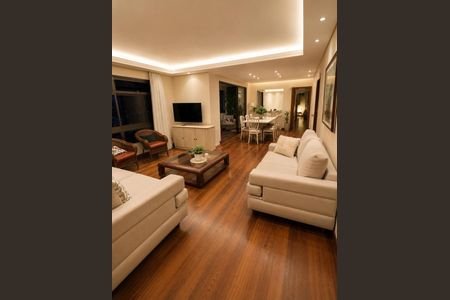 Sala de apartamento para alugar com 4 quartos, 143m² em Belvedere, Belo Horizonte