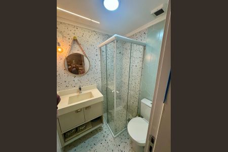 Banheiro de apartamento à venda com 3 quartos, 62m² em Centro, Diadema