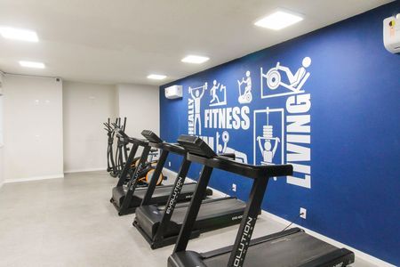 Apartamento para alugar com 48m², 2 quartos e 1 vaga Apartamento para alugar com 48m², 2 quartos e 1 vagaÁrea comum - Academia