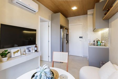 Apartamento à venda com 24m², 1 quarto e sem vaga Apartamento à venda com 24m², 1 quarto e sem vagaSala
