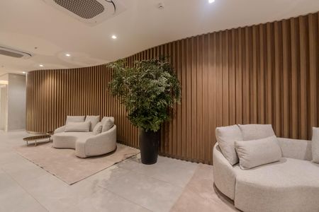 Studio para alugar com 25m², 1 quarto e sem vaga Studio para alugar com 25m², 1 quarto e sem vagaHall de entrada