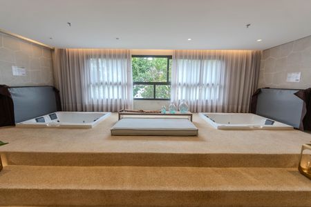 Studio para alugar com 25m², 1 quarto e sem vaga Studio para alugar com 25m², 1 quarto e sem vagaSaúna