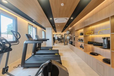 Studio para alugar com 25m², 1 quarto e sem vaga Studio para alugar com 25m², 1 quarto e sem vagaÁrea comum - Academia