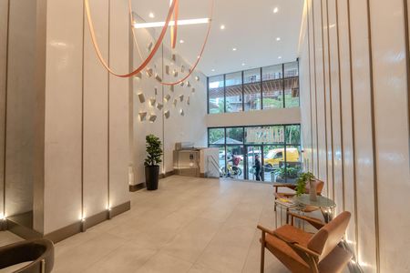 Studio para alugar com 25m², 1 quarto e sem vaga Studio para alugar com 25m², 1 quarto e sem vagaHall de entrada