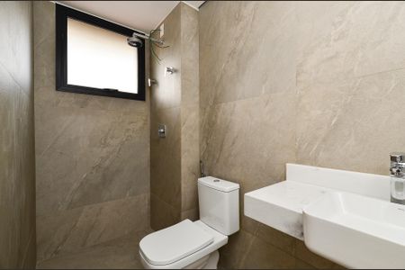 Banheiro Suíte 1 de apartamento à venda com 3 quartos, 105m² em Lourdes, Belo Horizonte