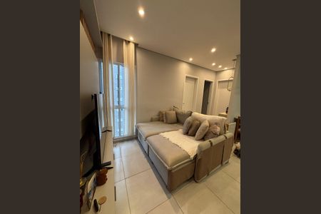Sala de apartamento para alugar com 2 quartos, 52m² em Jardim dos sábias, Indaiatuba