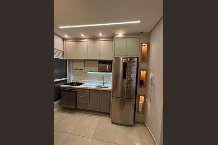 Cozinha de apartamento para alugar com 2 quartos, 52m² em Jardim dos sábias, Indaiatuba