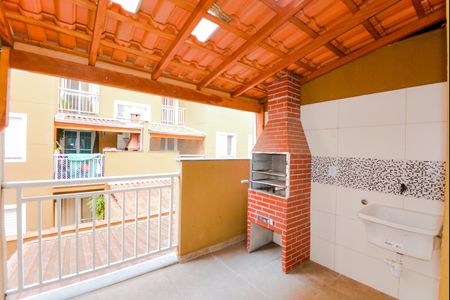 Varanda da Sala de apartamento para alugar com 2 quartos, 48m² em Vila Nova Bonsucesso, Guarulhos
