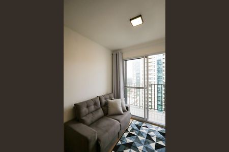 Sala de apartamento para alugar com 1 quarto, 27m² em Campo Belo, São Paulo