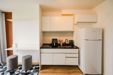 Apartamento para alugar com 27m², 1 quarto e sem vaga Apartamento para alugar com 27m², 1 quarto e sem vagaCozinha e Área de Serviço