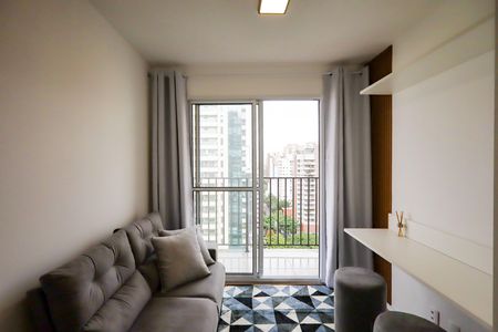 Sala de apartamento para alugar com 1 quarto, 27m² em Campo Belo, São Paulo