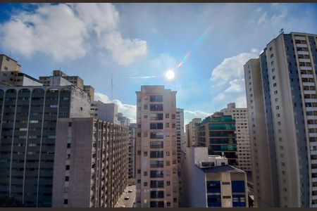 Studio para alugar com 23m², 1 quarto e sem vaga Studio para alugar com 23m², 1 quarto e sem vagaVista da Sacada