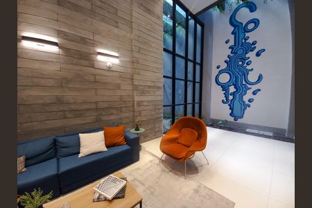 Studio para alugar com 23m², 1 quarto e sem vaga Studio para alugar com 23m², 1 quarto e sem vagaHall social