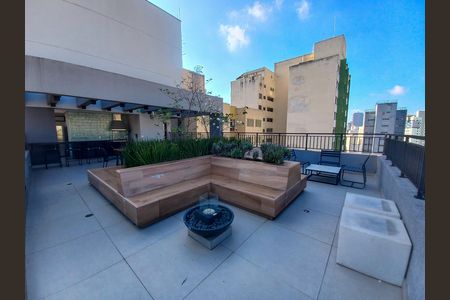 Studio para alugar com 23m², 1 quarto e sem vaga Studio para alugar com 23m², 1 quarto e sem vagaCobertura-Rooftop