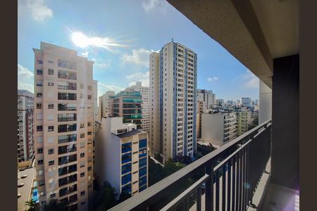 Vista da Sacada de kitnet/studio para alugar com 1 quarto, 23m² em Santa Cecilia, São Paulo
