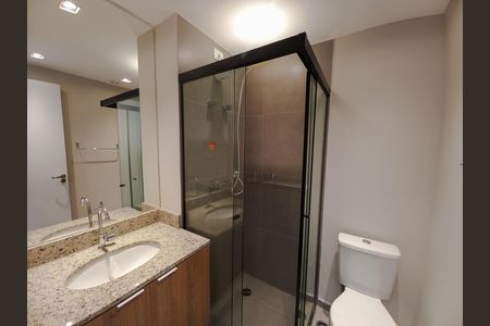 Studio para alugar com 23m², 1 quarto e sem vaga Studio para alugar com 23m², 1 quarto e sem vagaBanheiro