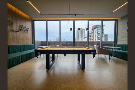 Área comum de kitnet/studio para alugar com 1 quarto, 17m² em Santo Amaro, São Paulo