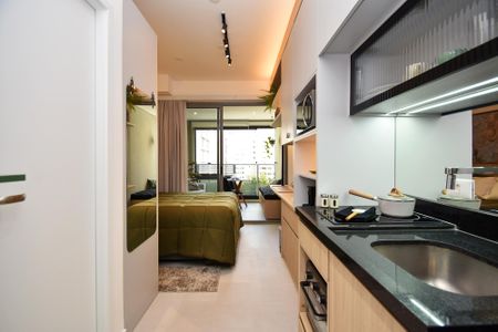 Studio para alugar com 28m², 1 quarto e sem vaga Studio para alugar com 28m², 1 quarto e sem vagacozinha